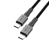 Kabel Tech-Protect Ultraboost DNA MagTwist USB-C PD 100W / 5A 200 cm - szary